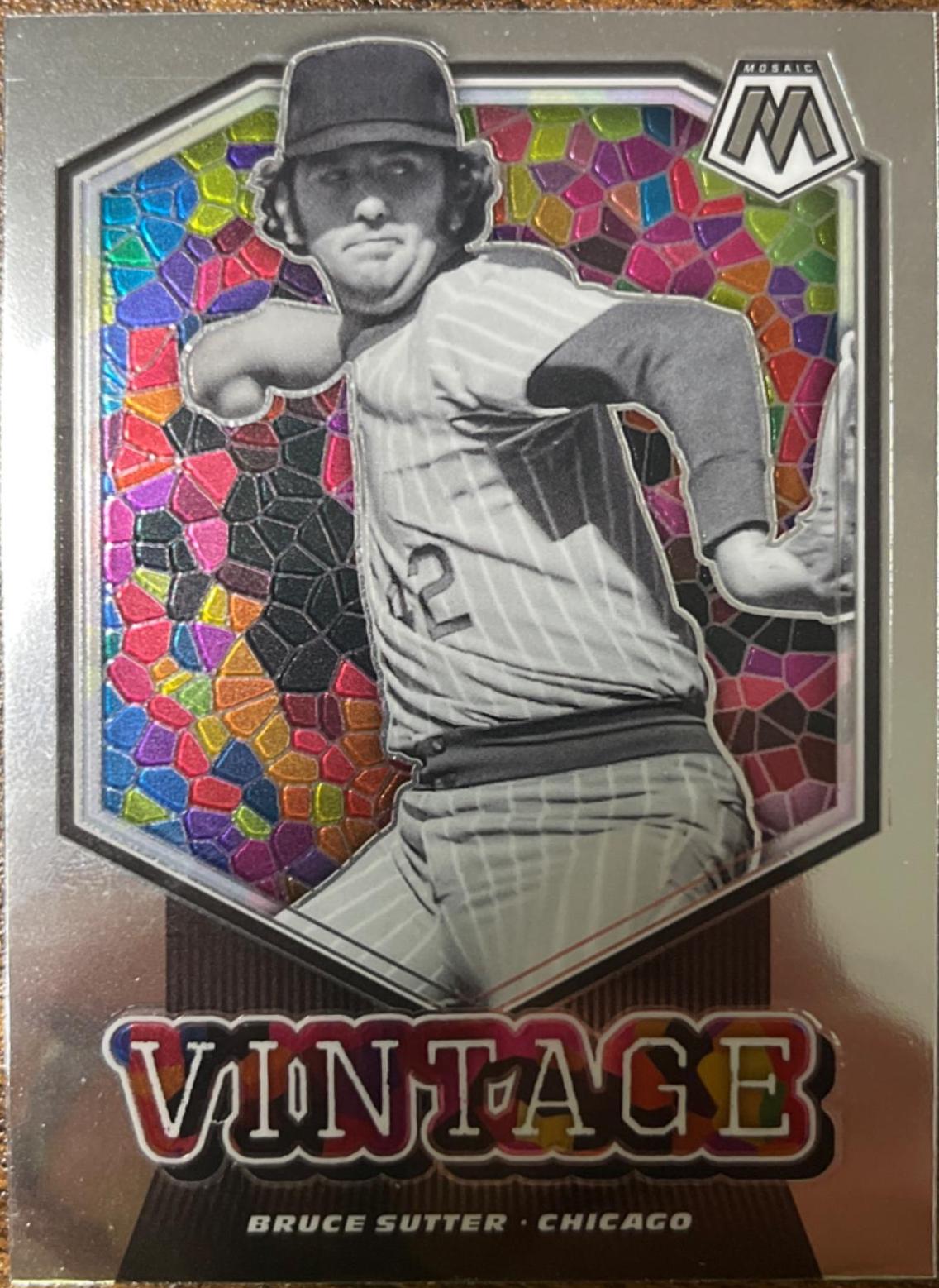 Bruce Sutter #V9 Baseball Cards 2021 Panini Mosaic Vintage