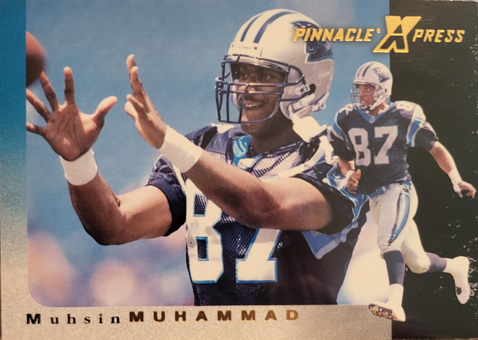 Muhsin Muhammad #45 Football Cards 1997 Pinnacle X Press