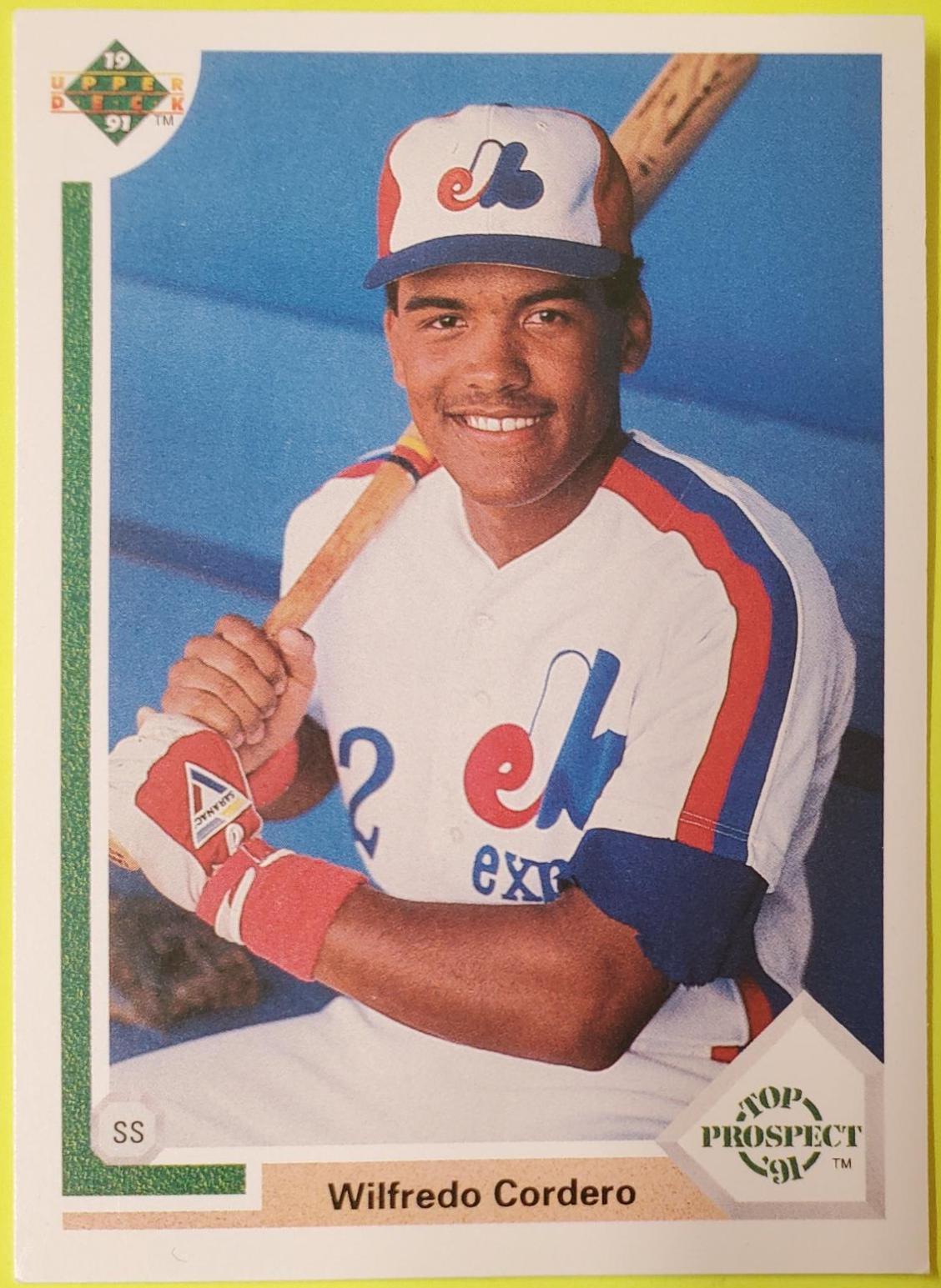 Wilfredo Cordero #60 Baseball Cards 1991 Upper Deck
