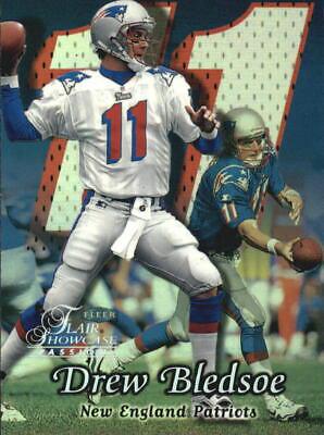 Drew Bledsoe #38 Football Cards 1999 Flair Showcase