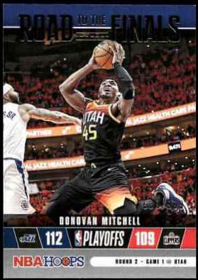 Donovan Mitchell #49 Basketball Cards 2021 Panini Hoops Road to the Finals
