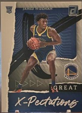 James Wiseman #2 Basketball Cards 2020 Donruss Great X-Pectations