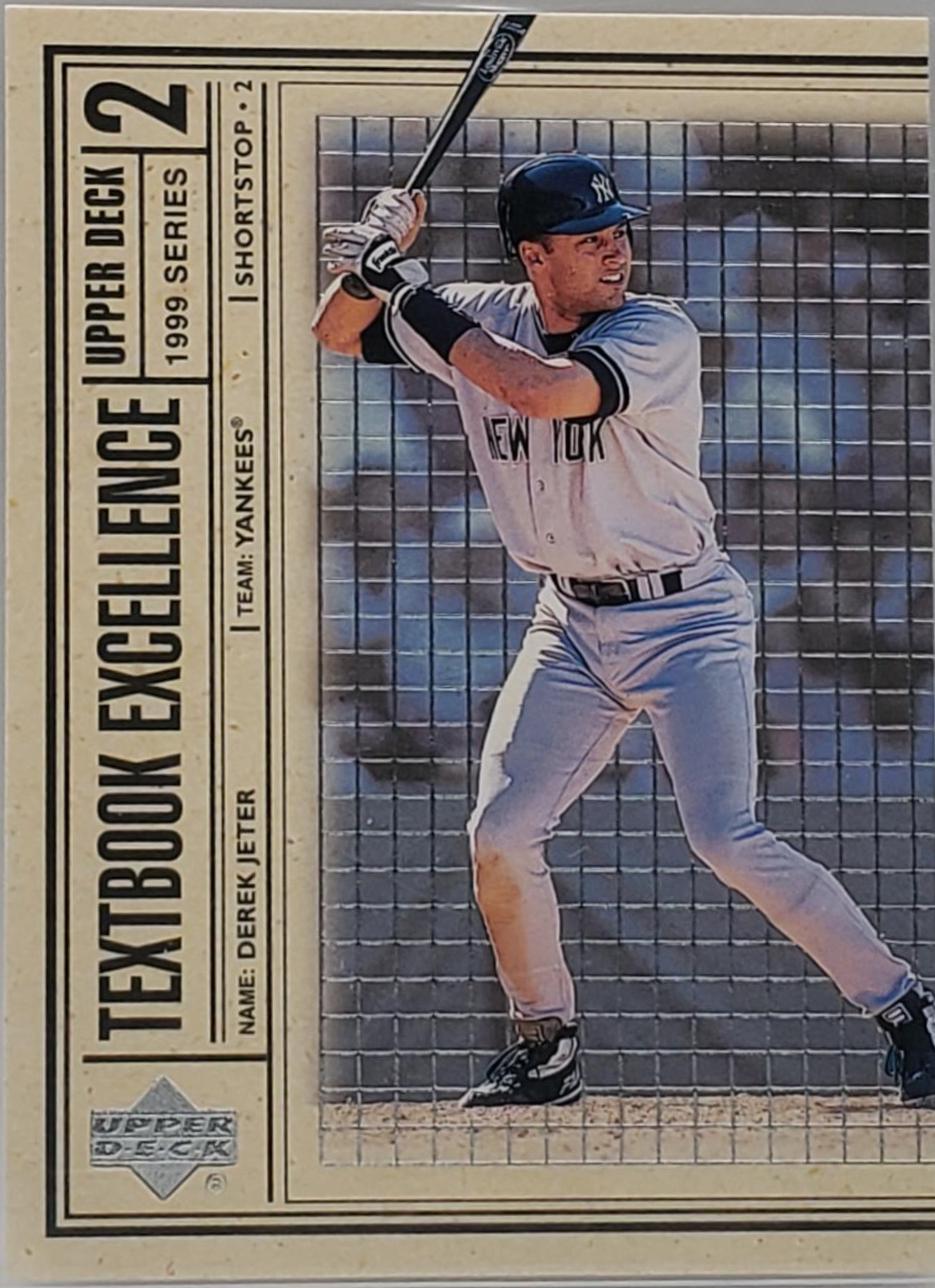 Derek Jeter #T17 Baseball Cards 1999 Upper Deck Textbook Excellence