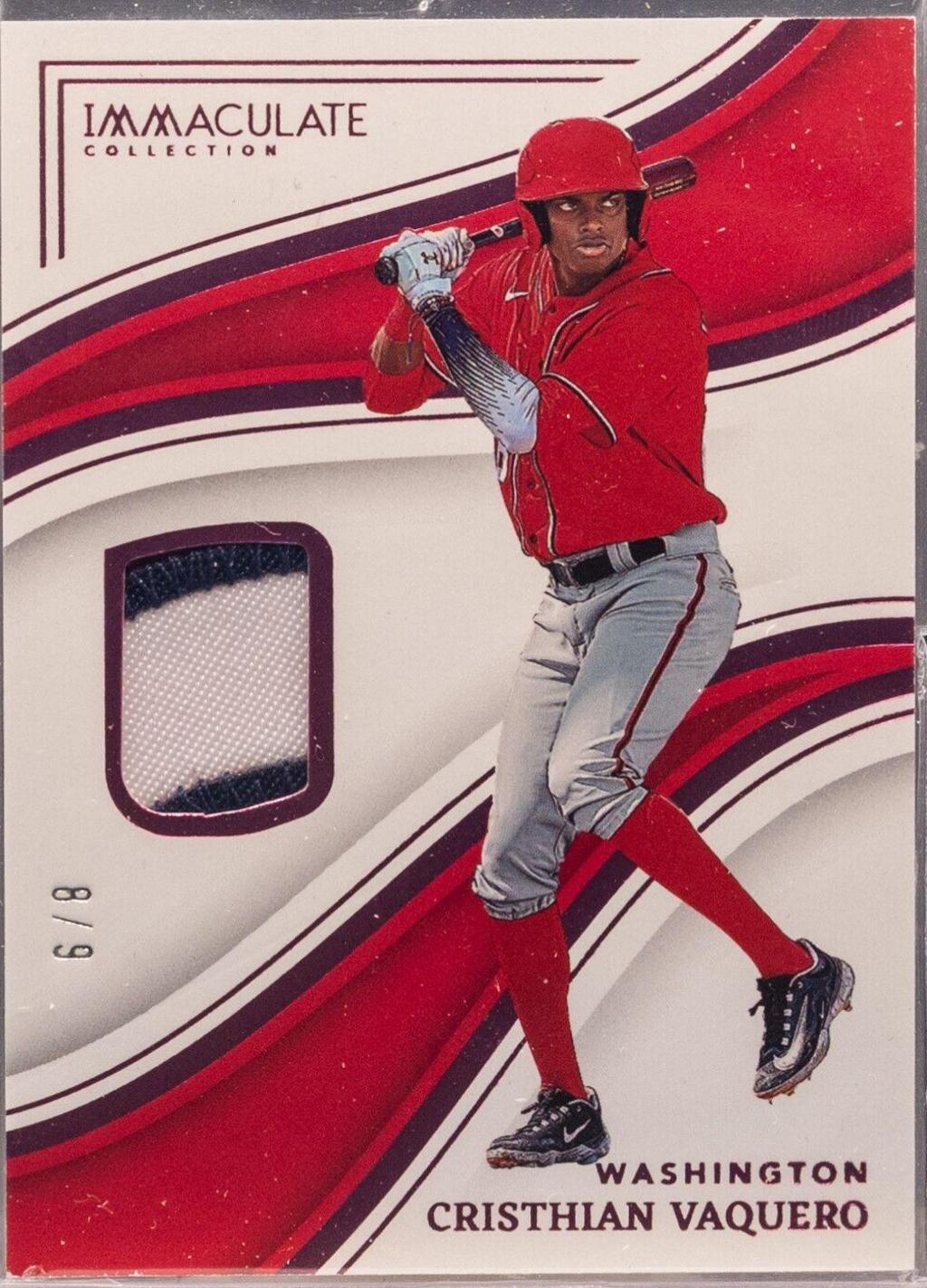 Cristhian Vaquero #130 2023 Panini Immaculate Baseball