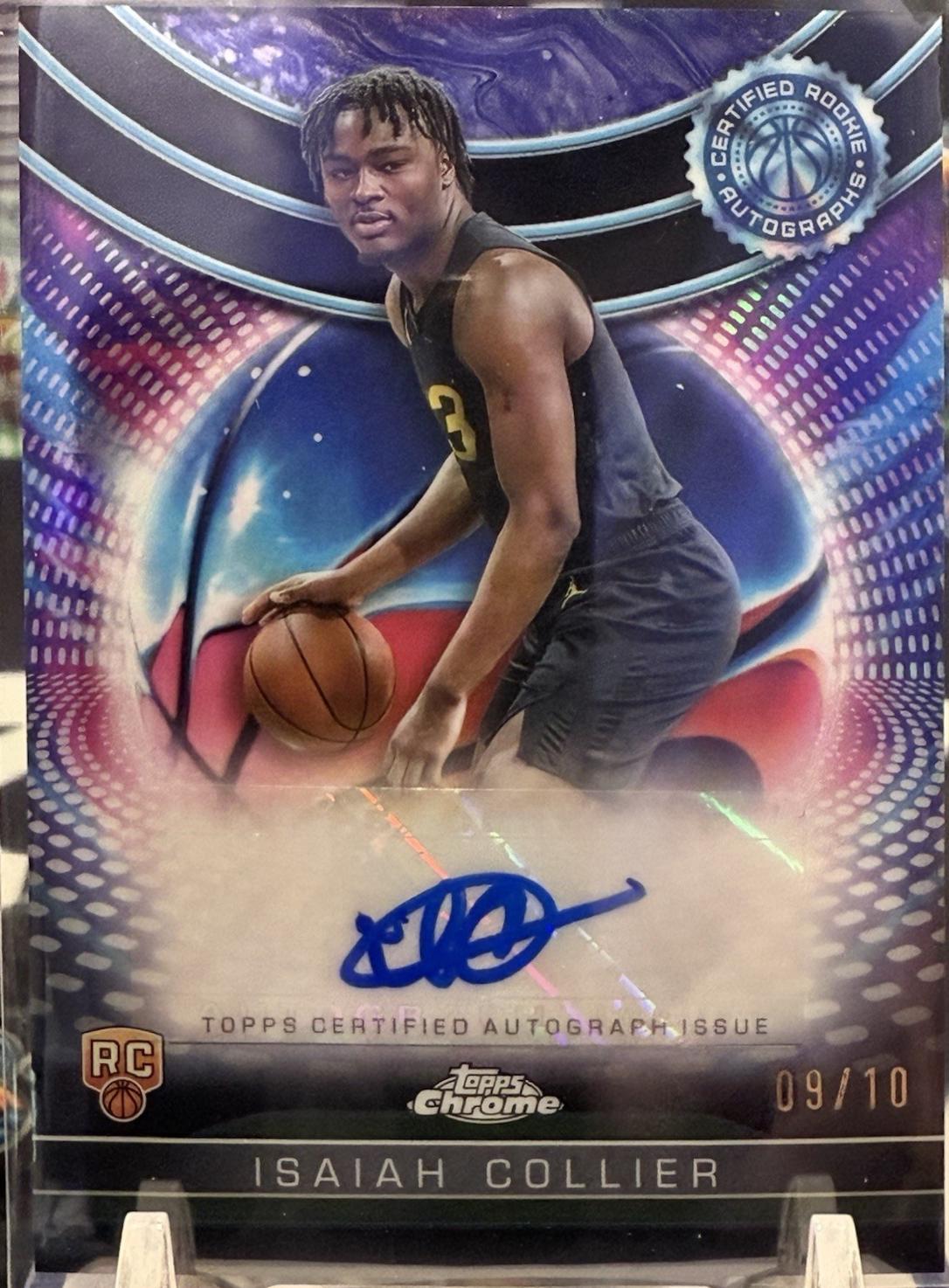 Isaiah Stewart [Black Refractor] #TCA-IST