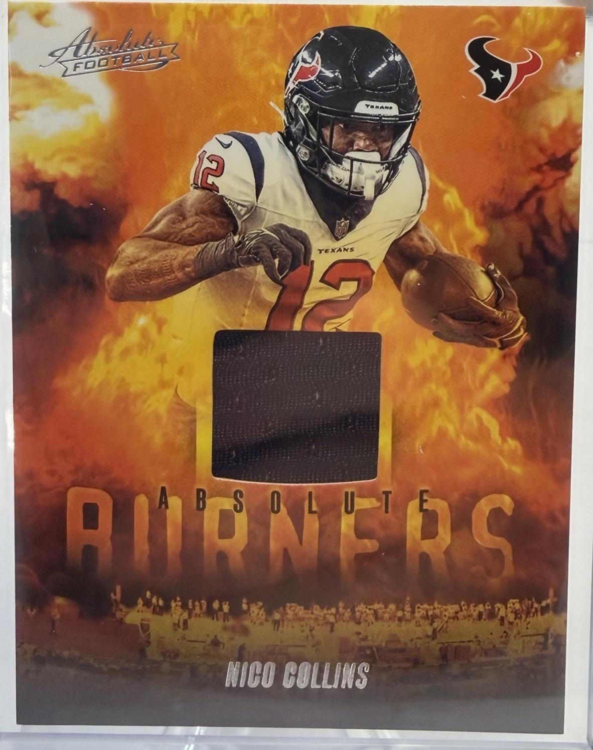 2025 Panini Absolute Burners Nico Collins #ABU-NCO card
