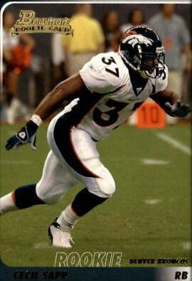 Cecil Sapp #151 2003 Bowman Football
