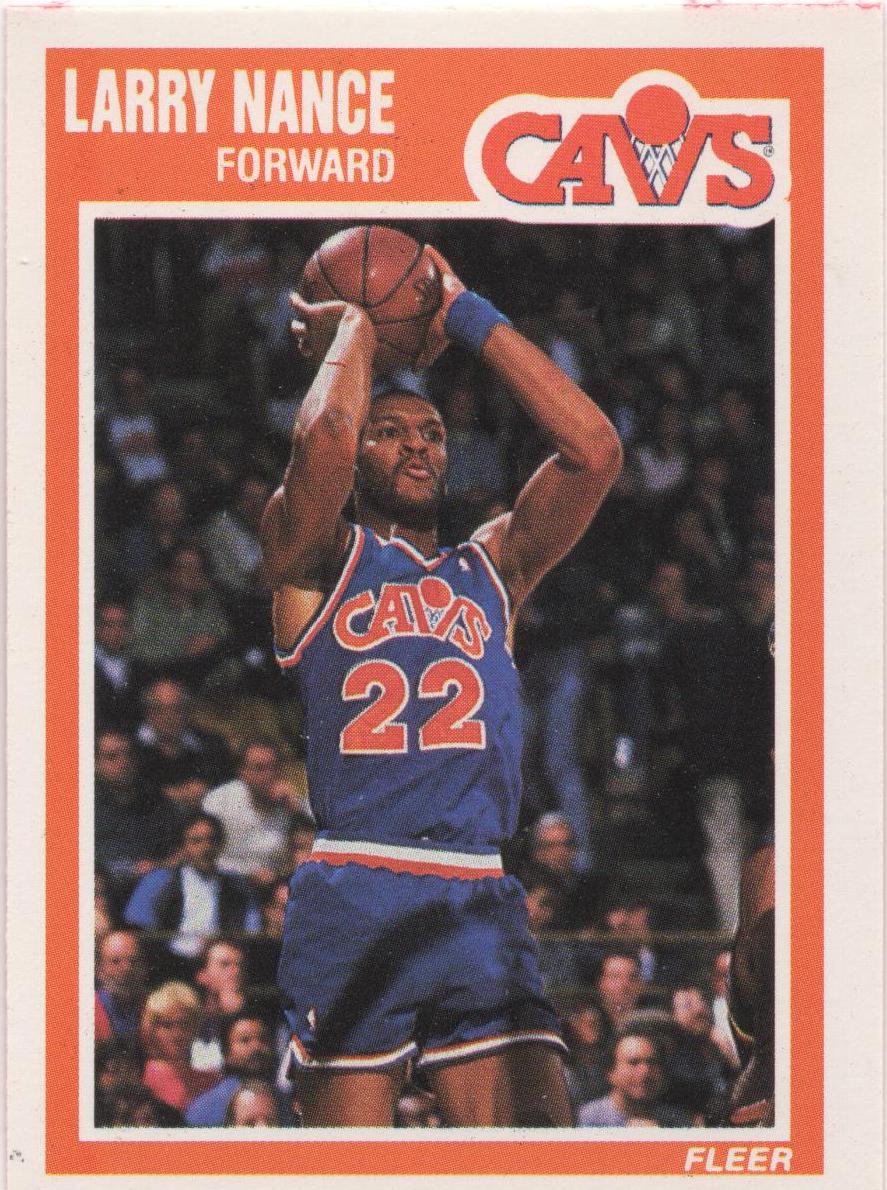 Larry Nance #28 Basketball Cards 1989 Fleer