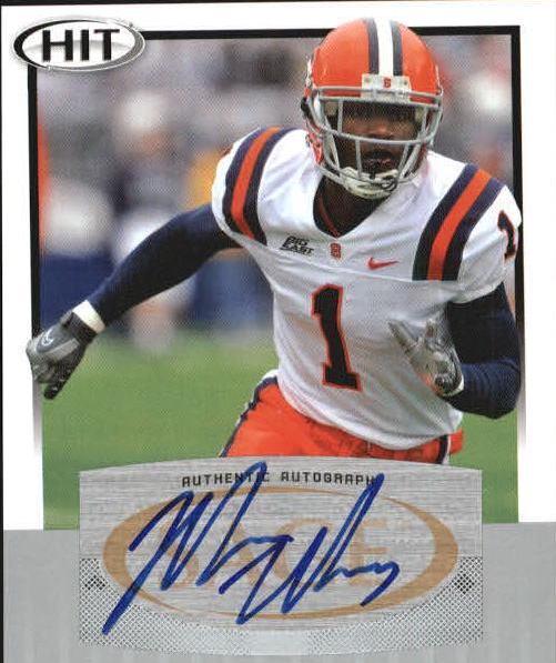 Mike Williams #A-52 Football Cards 2010 Sage Hit Autographs