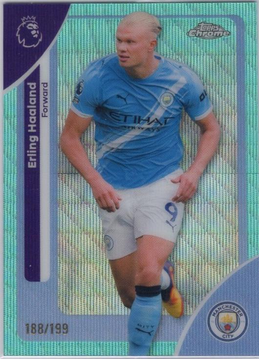 Erling Haaland [Aqua Wave Refractor] #125