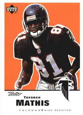 Terance Mathis #10 Football Cards 1999 Upper Deck Retro