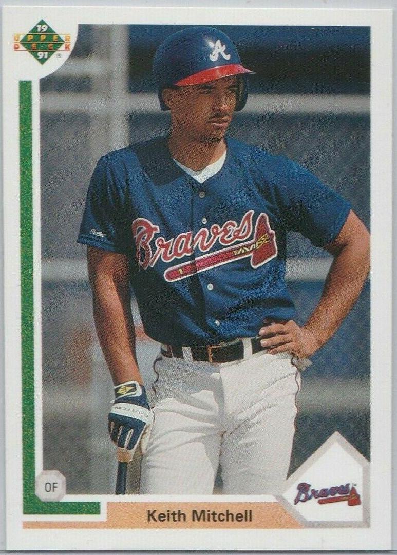 Keith Mitchell #56F Baseball Cards 1991 Upper Deck Final Edition