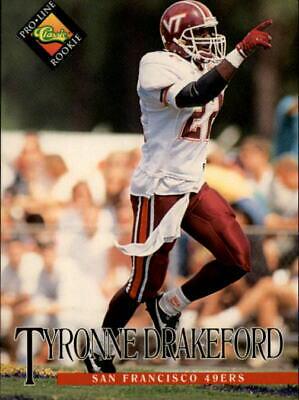 Tyronne Drakeford #376 1994 Pro Line Live Football