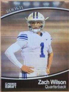 Zach Wilson #108 Football Cards 2021 Sage Premier Draft