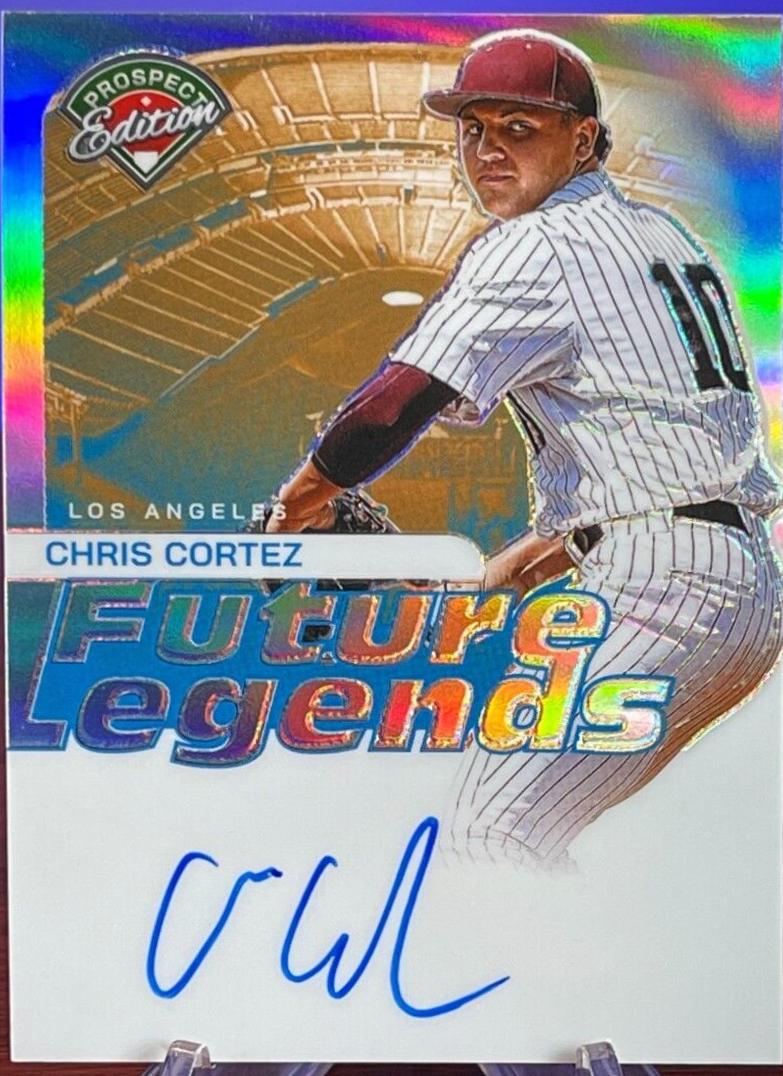 Chris Cortez #7 Baseball Cards 2024 Panini Prospect Edition Future Legends Signature
