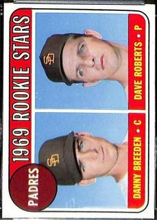 Padres 1969 Rookie Stars: Danny Breeden / Dave Roberts