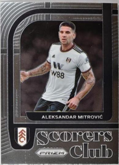 Aleksandar Mitrovic #5 Soccer Cards 2022 Panini Prizm Premier League Scorers Club