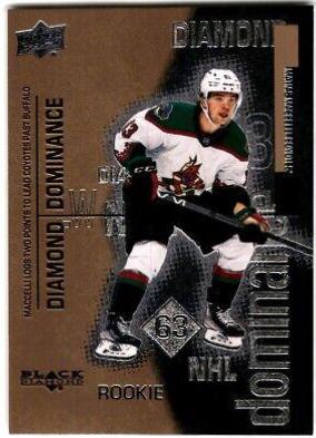 Matias Maccelli #DD-2 Hockey Cards 2022 Upper Deck Black Diamond Dominance