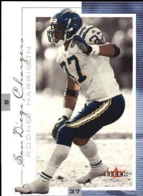 Rodney Harrison #31 Football Cards 2001 Fleer Genuine