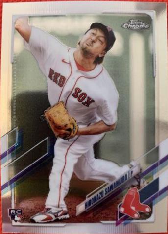 Hirokazu Sawamura #USC49 Baseball Cards 2021 Topps Chrome Update
