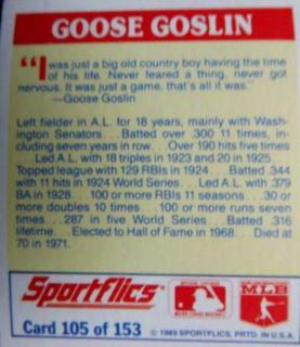 Goose Goslin
