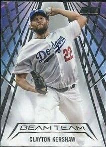 Clayton Kershaw #BT-CK Baseball Cards 2018 Stadium Club Beam Team