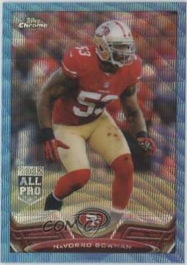 NaVorro Bowman [Blue Wave Refractor] #187