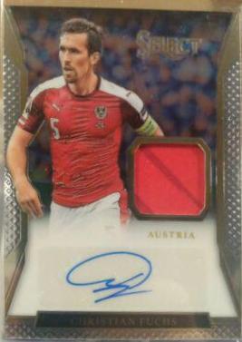 Christian Fuchs #JA-CF Soccer Cards 2016 Panini Select Jersey Autographs