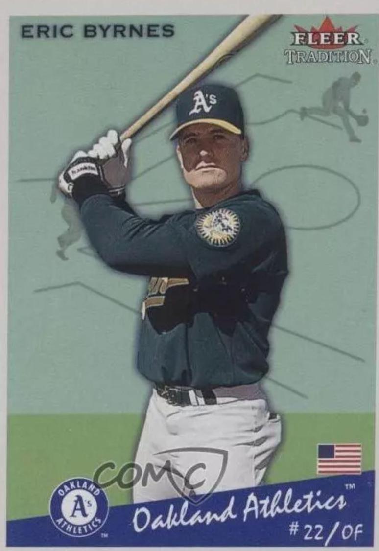 Eric Byrnes #331 Baseball Cards 2002 Fleer Tradition