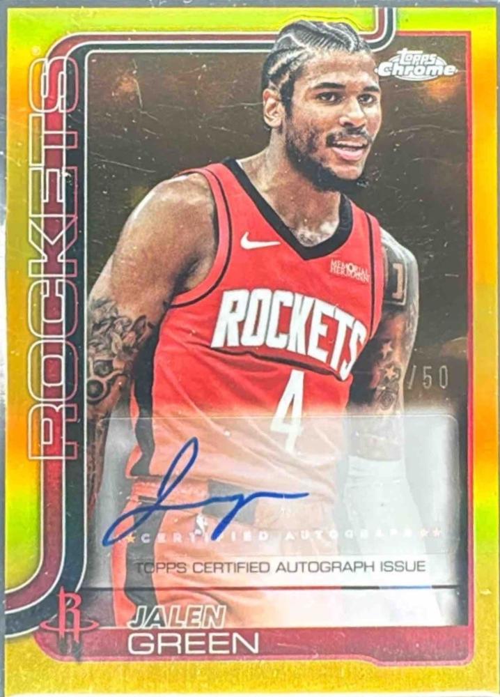 Jalen Green [Refractor Gold] #TCA-JG