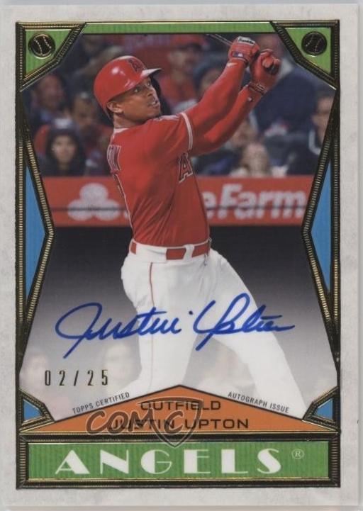 Justin Upton #BC2-JU 2018 Topps Brooklyn Collection Autographs Baseball