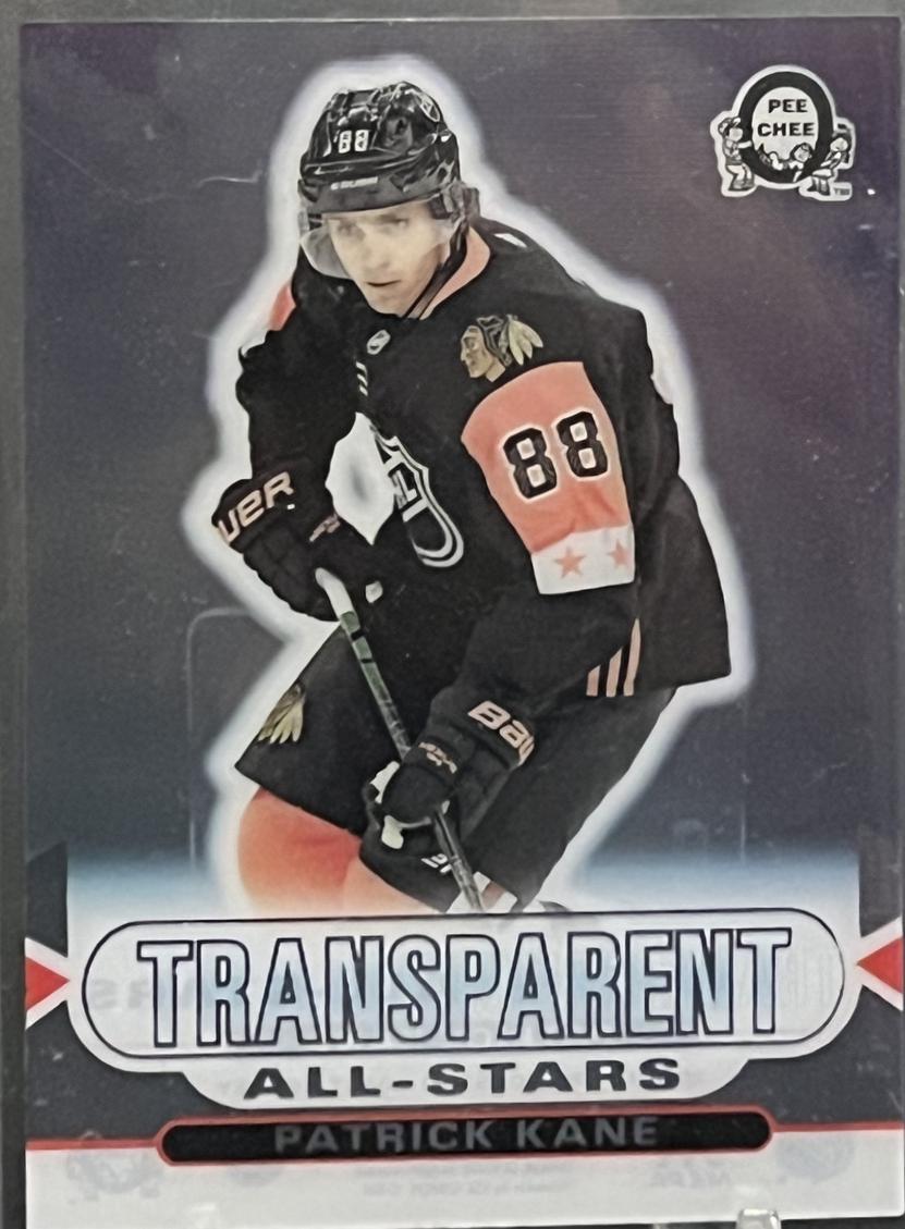 Patrick Kane #CCA-15 Hockey Cards 2018 O-Pee-Chee Coast-to-Coast Transparent All-Stars