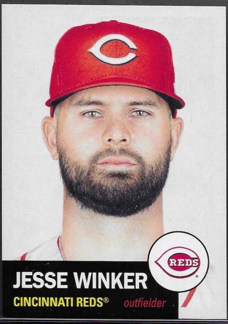 Jesse Winker #419 Baseball Cards 2021 Topps Living