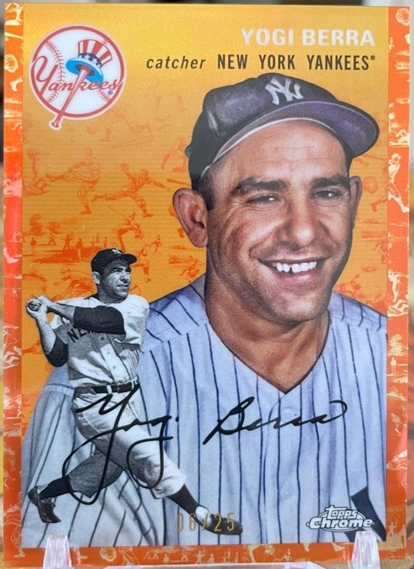 Yogi Berra [White Orange Refractor] #430