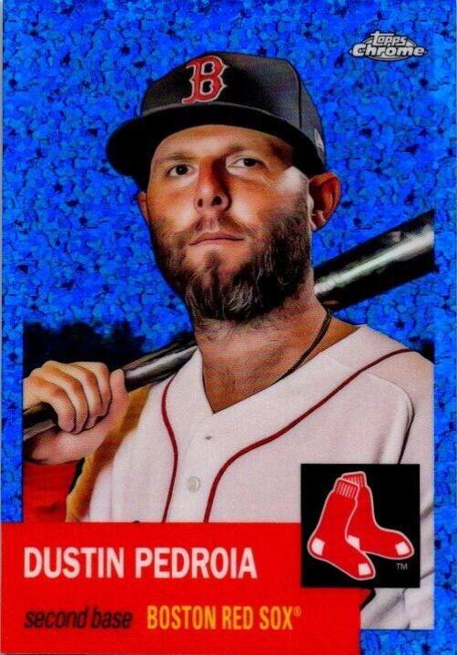 Dustin Pedroia [Blue Mini-Diamond Refractor] #108