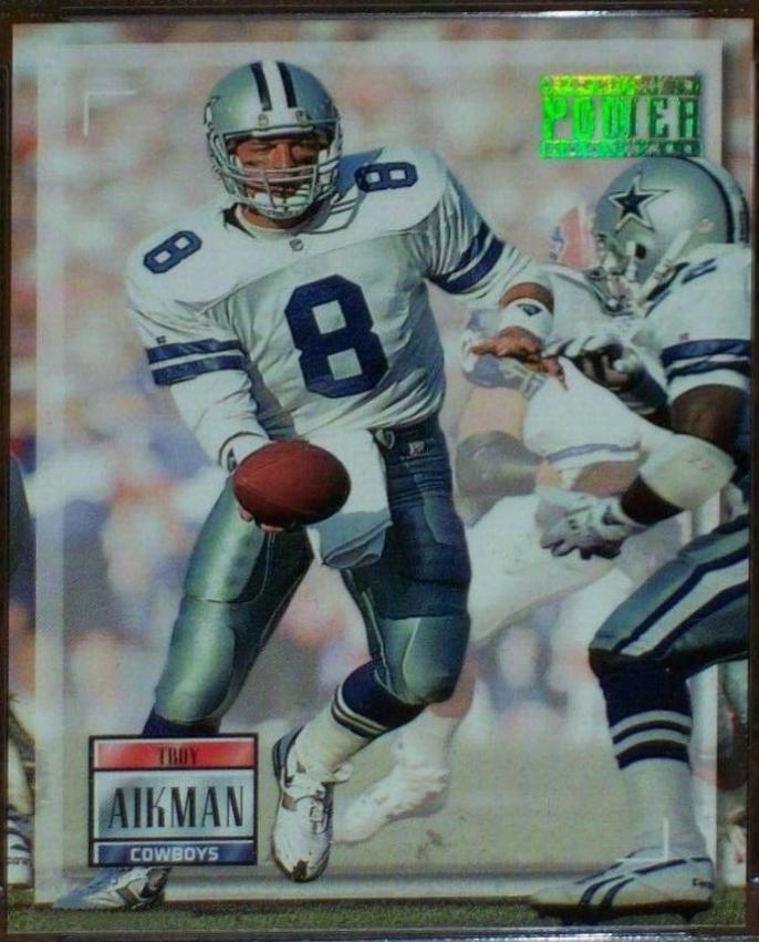 Troy Aikman #8 Football Cards 1993 Pro Set Power