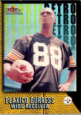 Plaxico Burress #3 Football Cards 2000 Fleer Rookie Retro
