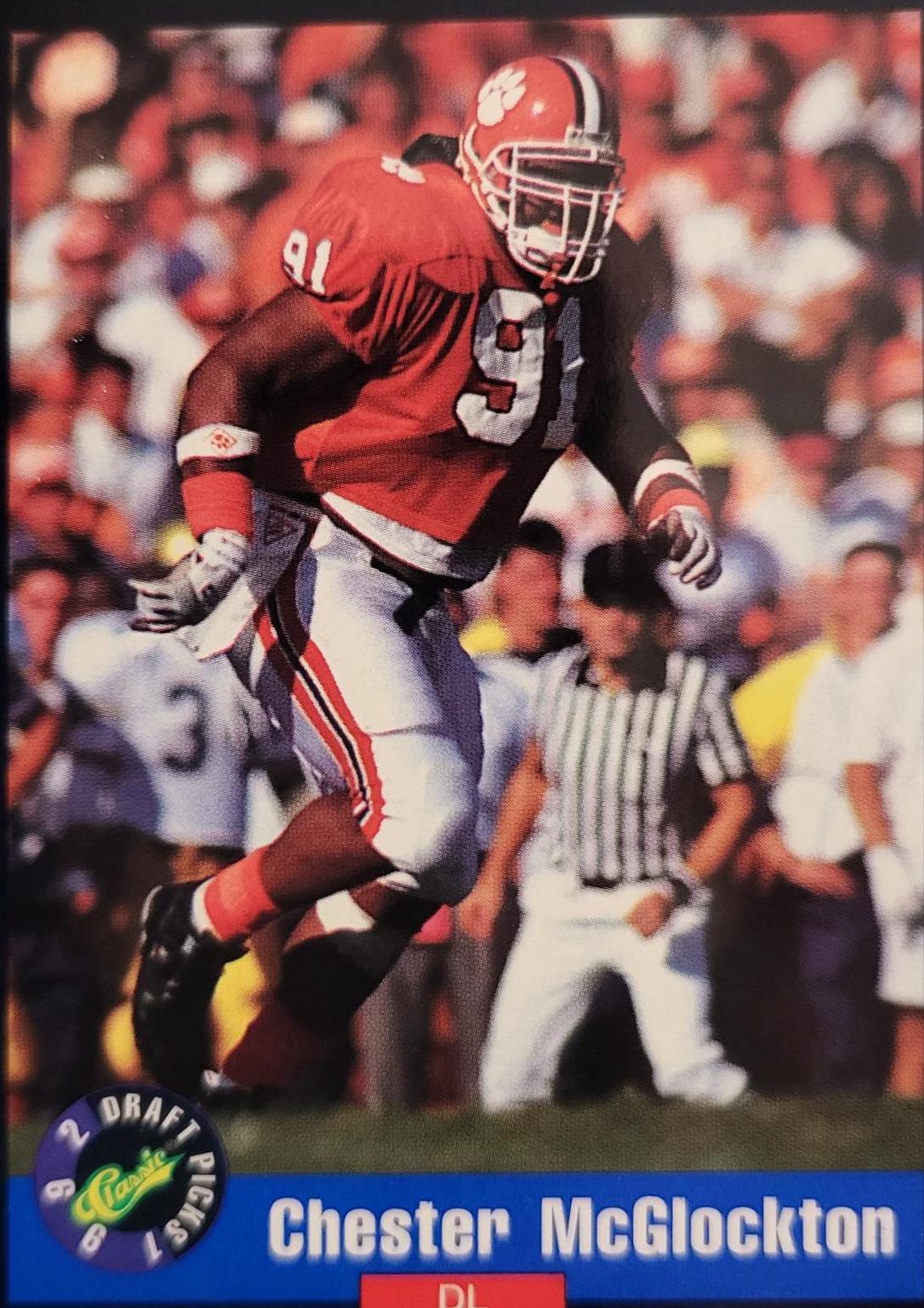 Chester McGlockton #79 Football Cards 1992 Classic Draft Picks