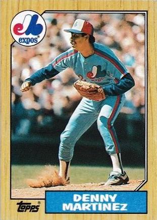 Denny Martinez #252 Baseball Cards 1987 Topps