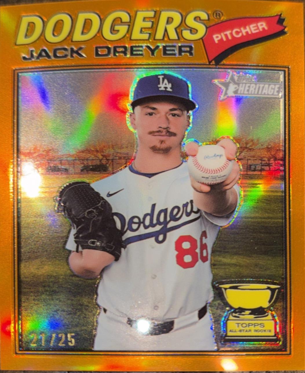 Jack Dreyer [Orange Bordered Chrome] #115