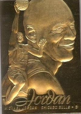Michael Jordan Basketball Cards 1996 Flair Showcase 23KT Gold
