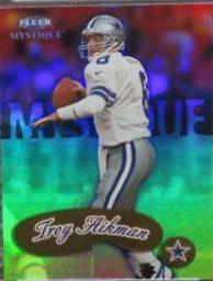 Troy Aikman #18 Football Cards 1999 Fleer Mystique