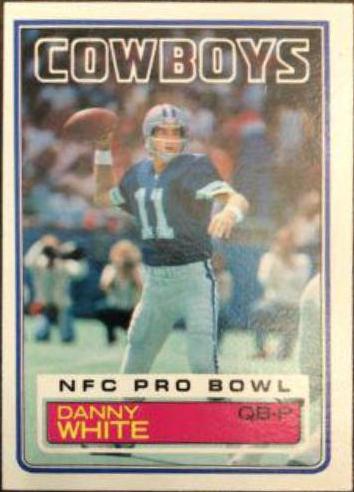 Danny White #56 Football Cards 1983 Topps