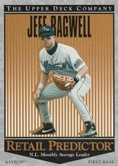 Jeff Bagwell #R51 Baseball Cards 1996 Upper Deck Retail Predictor Prices