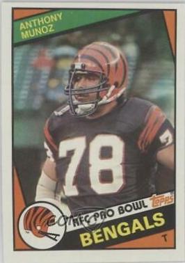 Anthony Munoz #45 Football Cards 1984 Topps