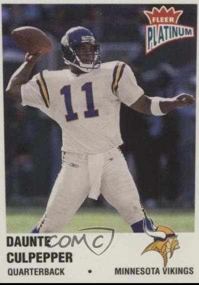 Daunte Culpepper #30 2003 Fleer Platinum Football