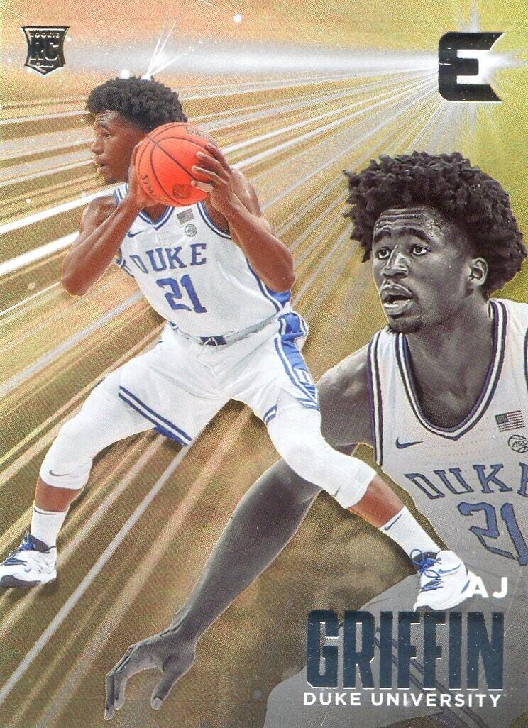 AJ Griffin #5 Basketball Cards 2022 Panini Chronicles Draft Picks Essentials