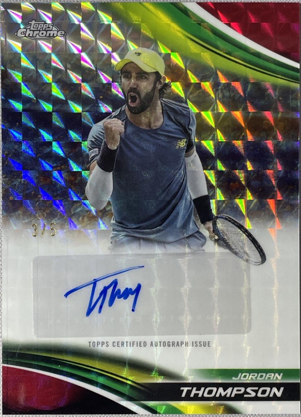 Jordan Thompson [Red Geometric Refractor] #CA-JTN