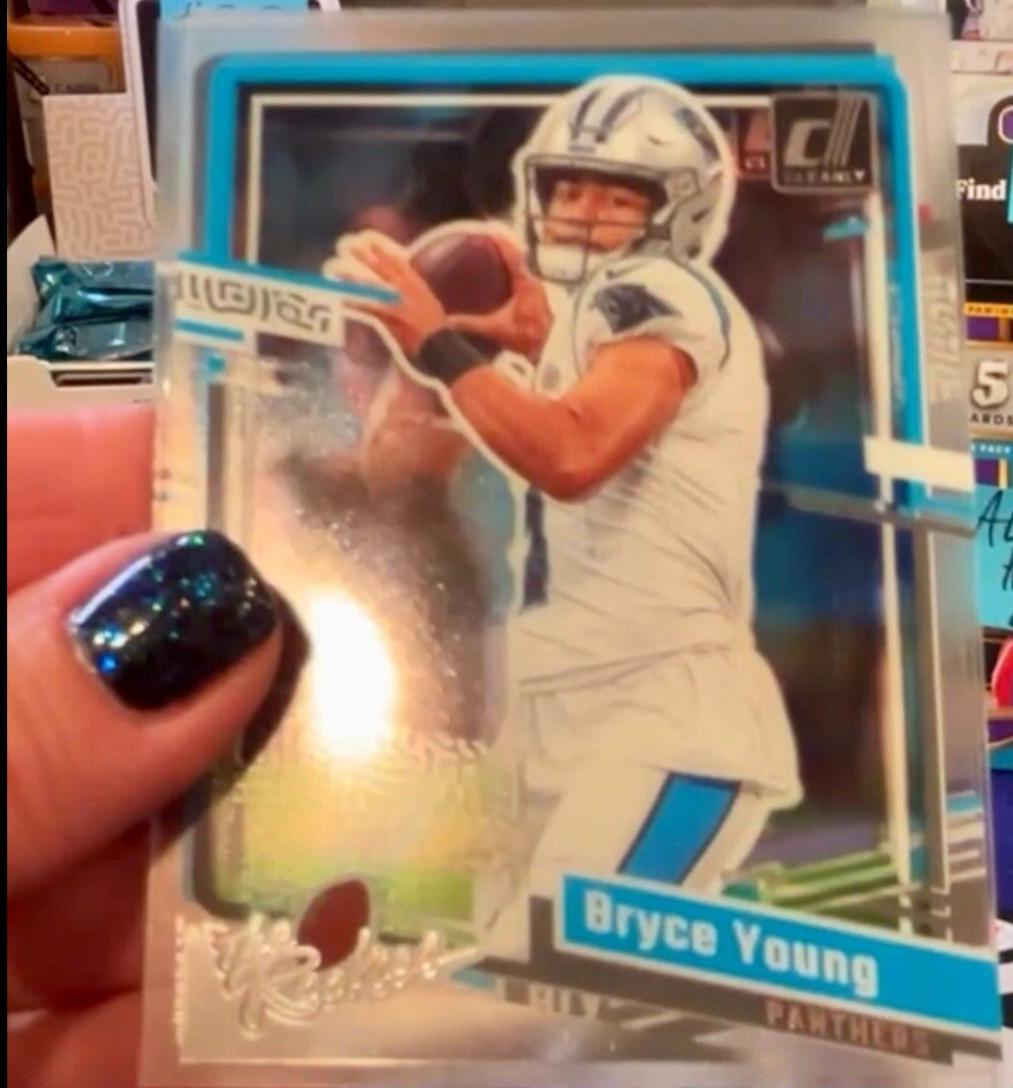 Bryce Young #13 2023 Clearly Donruss Football The Rookies