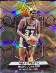 Magic Johnson [Silver] #295 Prices | 2023 Panini Mosaic